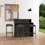 Juego muebles de bar para jardín 4 piezas y cojines gris de , Conjuntos de jardín - Ref: Foro24-3064877, Precio: 347,42 €, De...