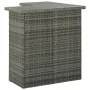 Set de bar para jardín 4 piezas y cojines ratán sintético gris de , Conjuntos de jardín - Ref: Foro24-3064924, Precio: 386,06...