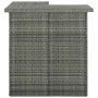 Set de bar para jardín 4 piezas y cojines ratán sintético gris de , Conjuntos de jardín - Ref: Foro24-3064924, Precio: 386,06...