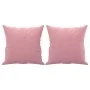 Sofá de 3 plazas con cojines terciopelo rosa 180 cm by , Sofas - Ref: Foro24-3200958, Price: 336,23 €, Discount: %