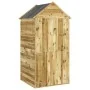 Cobertizo de herramientas con puerta madera pino 107x107x220 cm de , Cobertizos - Ref: Foro24-318193, Precio: 412,79 €, Descu...