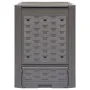 Compostador de jardín marrón plástico ratán 60x60x83 cm 300 L de , Compostadores - Ref: Foro24-45681, Precio: 97,48 €, Descue...