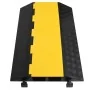 Rampas protectoras de cables con 2 canales goma 90 cm de , Señales de carretera y tráfico - Ref: Foro24-150966, Precio: 102,2...