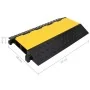 Rampas protectoras de cables con 2 canales goma 90 cm de , Señales de carretera y tráfico - Ref: Foro24-150966, Precio: 102,2...