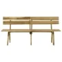 Banco de jardín de madera de pino impregnada 220 cm de , Bancos de jardín - Ref: Foro24-318402, Precio: 130,70 €, Descuento: %