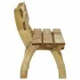 Banco de jardín de madera de pino impregnada 220 cm de , Bancos de jardín - Ref: Foro24-318402, Precio: 130,70 €, Descuento: %