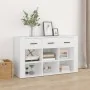 Aparador de madera contrachapada blanco 100x30x59,5 cm by , Sideboards - Ref: Foro24-821004, Price: 120,08 €, Discount: %