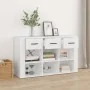 Aparador de madera contrachapada blanco 100x30x59,5 cm by , Sideboards - Ref: Foro24-821004, Price: 120,08 €, Discount: %