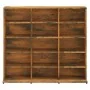 Estantería de CDs contrachapada roble ahumado 102x23x89,5 cm de , Almacenamiento para CD y DVD - Ref: Foro24-815483, Precio: ...