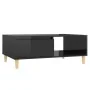 Mesa de centro madera contrachapada negro brillante 90x60x35 cm de , Mesas de centro - Ref: Foro24-806002, Precio: 73,30 €, D...