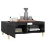 Mesa de centro madera contrachapada negro brillante 90x60x35 cm de , Mesas de centro - Ref: Foro24-806002, Precio: 73,30 €, D...