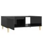 Mesa de centro madera contrachapada negro brillante 90x60x35 cm de , Mesas de centro - Ref: Foro24-806002, Precio: 73,30 €, D...