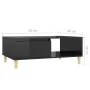 Mesa de centro madera contrachapada negro brillante 90x60x35 cm de , Mesas de centro - Ref: Foro24-806002, Precio: 73,30 €, D...