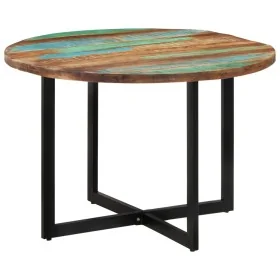 Mesa de comedor madera maciza reciclada 110x75 cm de , Mesas de cocina y de comedor - Ref: Foro24-338480, Precio: 253,65 €, D...