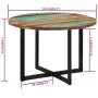 Mesa de comedor madera maciza reciclada 110x75 cm de , Mesas de cocina y de comedor - Ref: Foro24-338480, Precio: 253,65 €, D...