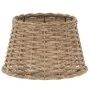 Pantalla para lámpara mimbre marrón Ø38x23 cm de , Pantallas para lámparas - Ref: Foro24-364392, Precio: 39,02 €, Descuento: %