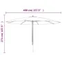 Sombrilla de jardín con poste de madera verde 400x273 cm de , Sombrillas - Ref: Foro24-363176, Precio: 148,01 €, Descuento: %