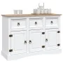 Aparador Corona Range de pino mexicano blanco 132x43x78 cm de , Aparadores - Ref: Foro24-282634, Precio: 341,50 €, Descuento: %