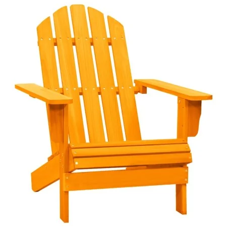 Silla de jardín Adirondack madera maciza de abeto naranja de , Sillas de jardín - Ref: Foro24-315878, Precio: 83,49 €, Descue...
