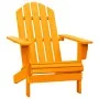 Silla de jardín Adirondack madera maciza de abeto naranja de , Sillas de jardín - Ref: Foro24-315878, Precio: 83,49 €, Descue...