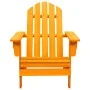 Silla de jardín Adirondack madera maciza de abeto naranja de , Sillas de jardín - Ref: Foro24-315878, Precio: 83,49 €, Descue...