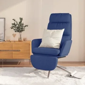 Sillón de relax con reposapiés tela azul von , Sessel - Ref: Foro24-3097528, Preis: 139,60 €, Rabatt: %