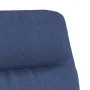 Sillón de relax con reposapiés tela azul de , Sillones - Ref: Foro24-3097528, Precio: 139,60 €, Descuento: %