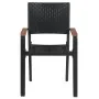 Juego de comedor para jardín 7 piezas negro von , Gartensets - Ref: Foro24-3099416, Preis: 441,47 €, Rabatt: %