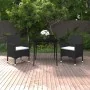 Set comedor de jardín 3 pzas y cojines ratán sintético y vidrio de , Conjuntos de jardín - Ref: Foro24-3099727, Precio: 220,0...