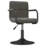 Silla de comedor de terciopelo gris oscuro von , Essstühle - Ref: Foro24-3087942, Preis: 82,81 €, Rabatt: %