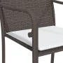 Juego comedor jardín 7 piezas y cojines ratán sintético y acero de , Conjuntos de jardín - Ref: Foro24-3186949, Precio: 476,6...