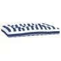 Cojines para palés 7 piezas tela a rayas azul y blanco de , Cojines para sillas y sofás - Ref: Foro24-3188918, Precio: 205,19...