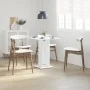 Mesa de bistró de madera contrachapada blanco 60x60x75 cm de , Mesas de cocina y de comedor - Ref: Foro24-802102, Precio: 47,...