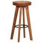 Taburetes de cocina 2 uds cuero auténtico madera maciza acacia de , Taburetes de cocina - Ref: Foro24-348164, Precio: 175,11 ...