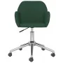 Silla de oficina giratoria de tela verde oscuro de , Sillas de oficina - Ref: Foro24-344731, Precio: 87,80 €, Descuento: %