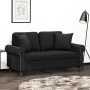 Cojines decorativos 2 uds terciopelo negro 40x40 cm de , Cojines - Ref: Foro24-349490, Precio: 24,12 €, Descuento: %