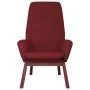 Sillón de relax de tela color rojo tinto by , Armchairs - Ref: Foro24-341391, Price: 127,70 €, Discount: %