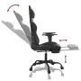 Silla gaming de masaje y reposapiés cuero sintético negro by , Gaming chairs - Ref: Foro24-345419, Price: 127,10 €, Discount: %