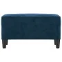 Banco de terciopelo azul 70x35x41 cm de , Bancos - Ref: Foro24-349406, Precio: 48,55 €, Descuento: %