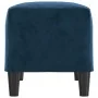 Banco de terciopelo azul 70x35x41 cm de , Bancos - Ref: Foro24-349406, Precio: 48,55 €, Descuento: %