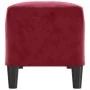 Banco de terciopelo rojo vino tinto 100x35x41 cm de , Bancos - Ref: Foro24-349425, Precio: 58,15 €, Descuento: %