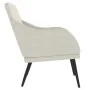 Sillón de terciopelo color crema 63x76x80 cm de , Sillones - Ref: Foro24-351443, Precio: 89,78 €, Descuento: %