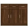 Aparador madera de ingeniería color roble marrón 91x28x75 cm de , Aparadores - Ref: Foro24-823015, Precio: 102,66 €, Descuent...