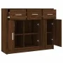 Aparador madera de ingeniería color roble marrón 91x28x75 cm de , Aparadores - Ref: Foro24-823015, Precio: 102,66 €, Descuent...