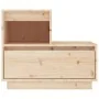 Mesita de noche madera maciza de pino 60x34x51 cm de , Mesitas de noche - Ref: Foro24-814374, Precio: 71,23 €, Descuento: %