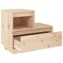Mesita de noche madera maciza de pino 60x34x51 cm de , Mesitas de noche - Ref: Foro24-814374, Precio: 71,23 €, Descuento: %