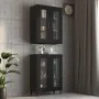 Armario de pared colgante negro 69,5x34x90 cm by , Sideboards - Ref: Foro24-812286, Price: 85,74 €, Discount: %