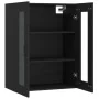 Armario de pared colgante negro 69,5x34x90 cm by , Sideboards - Ref: Foro24-812286, Price: 85,74 €, Discount: %