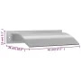 Fuente de piscina acero inoxidable plateada 45x26x13 cm by , Fountains and waterfalls - Ref: Foro24-148921, Price: 114,26 €, ...