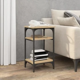 Mesa auxiliar madera contrachapada roble Sonoma 35x30x60 cm de , Mesas auxiliares - Ref: Foro24-825803, Precio: 45,12 €, Desc...
